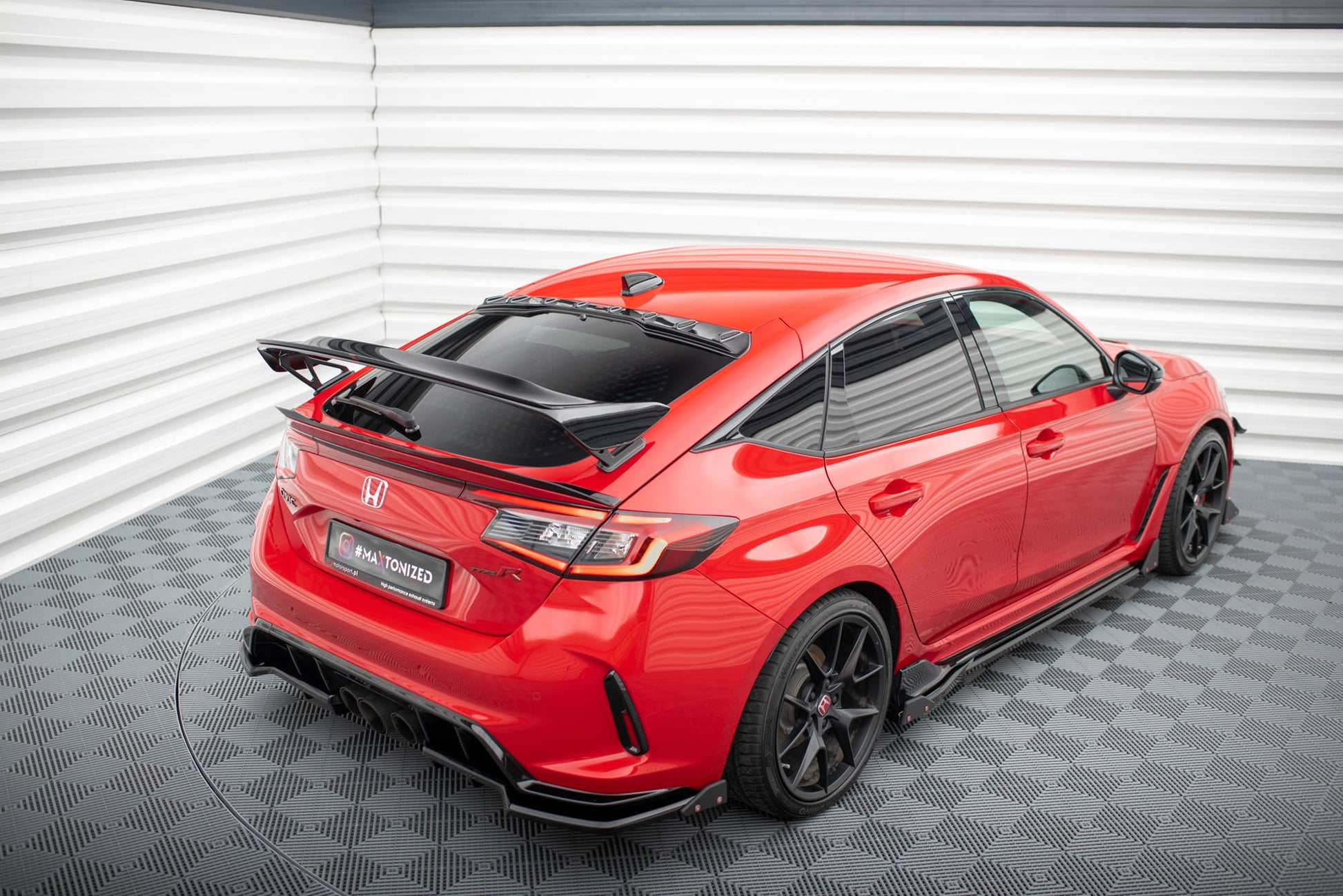 Heckscheiben Spoiler für Honda Civic Type-R Mk 11 schwarz Hochglanz