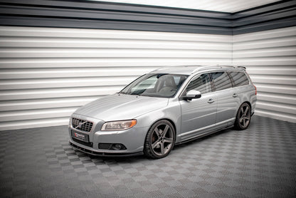 Seitenschweller Ansatz für Volvo V70 Mk3 Carbon Look