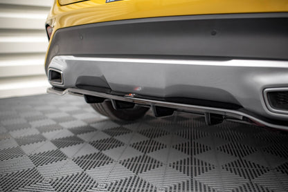 Mittlerer Cup Diffusor DTM Look Heck Ansatz für Kia XCeed Mk1 schwarz Hochglanz