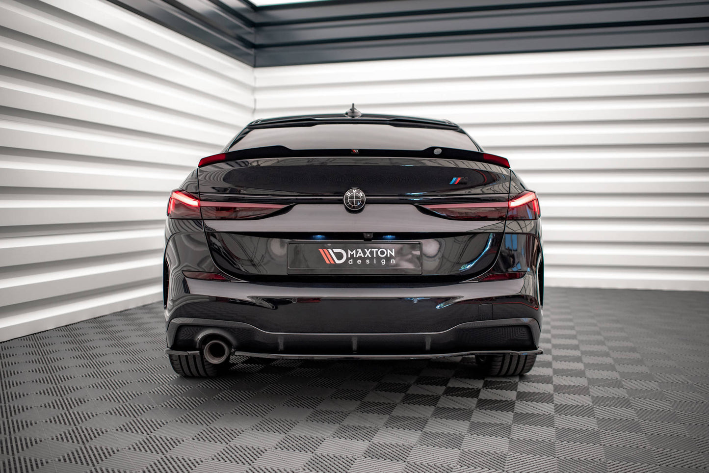 Spoiler CAP für BMW 2 Gran Coupe M-Paket F44 schwarz Hochglanz