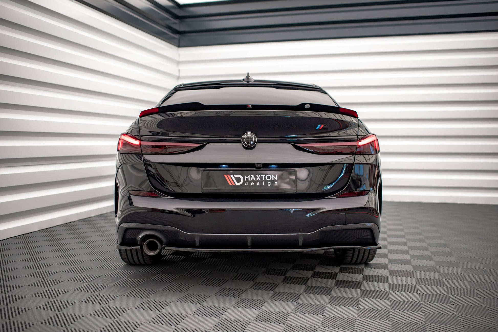 Spoiler CAP für BMW 2 Gran Coupe M-Paket F44 schwarz Hochglanz