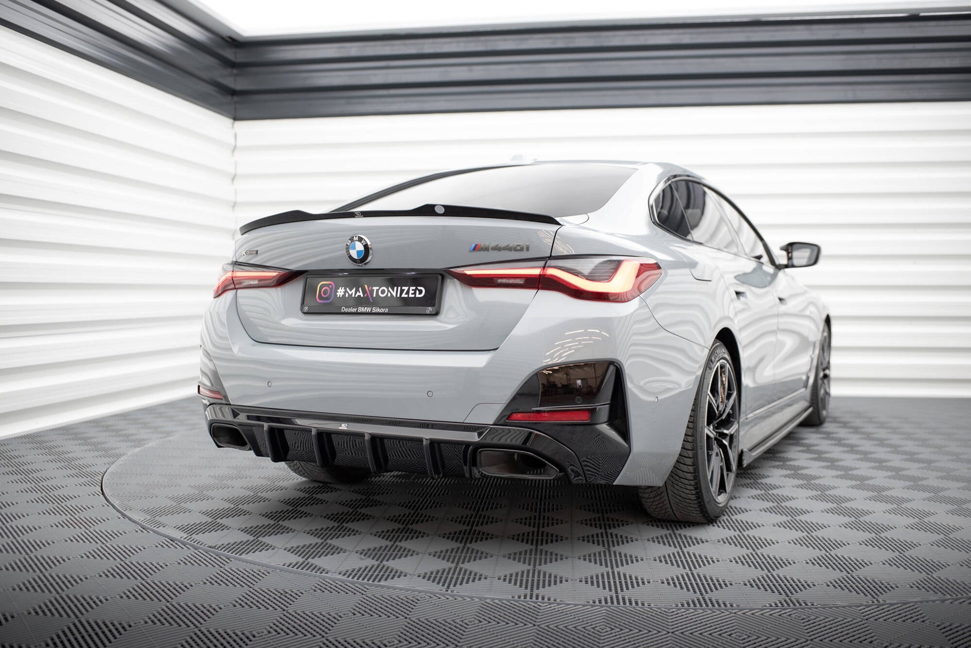 Diffusor Heck Ansatz für BMW M440i Gran Coupe G26