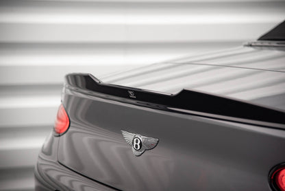 3D Spoiler CAP für Bentley Continental Convertible GT Mk3 schwarz Hochglanz