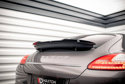 Spoiler CAP für Porsche Panamera / Panamera Diesel 970 schwarz Hochglanz