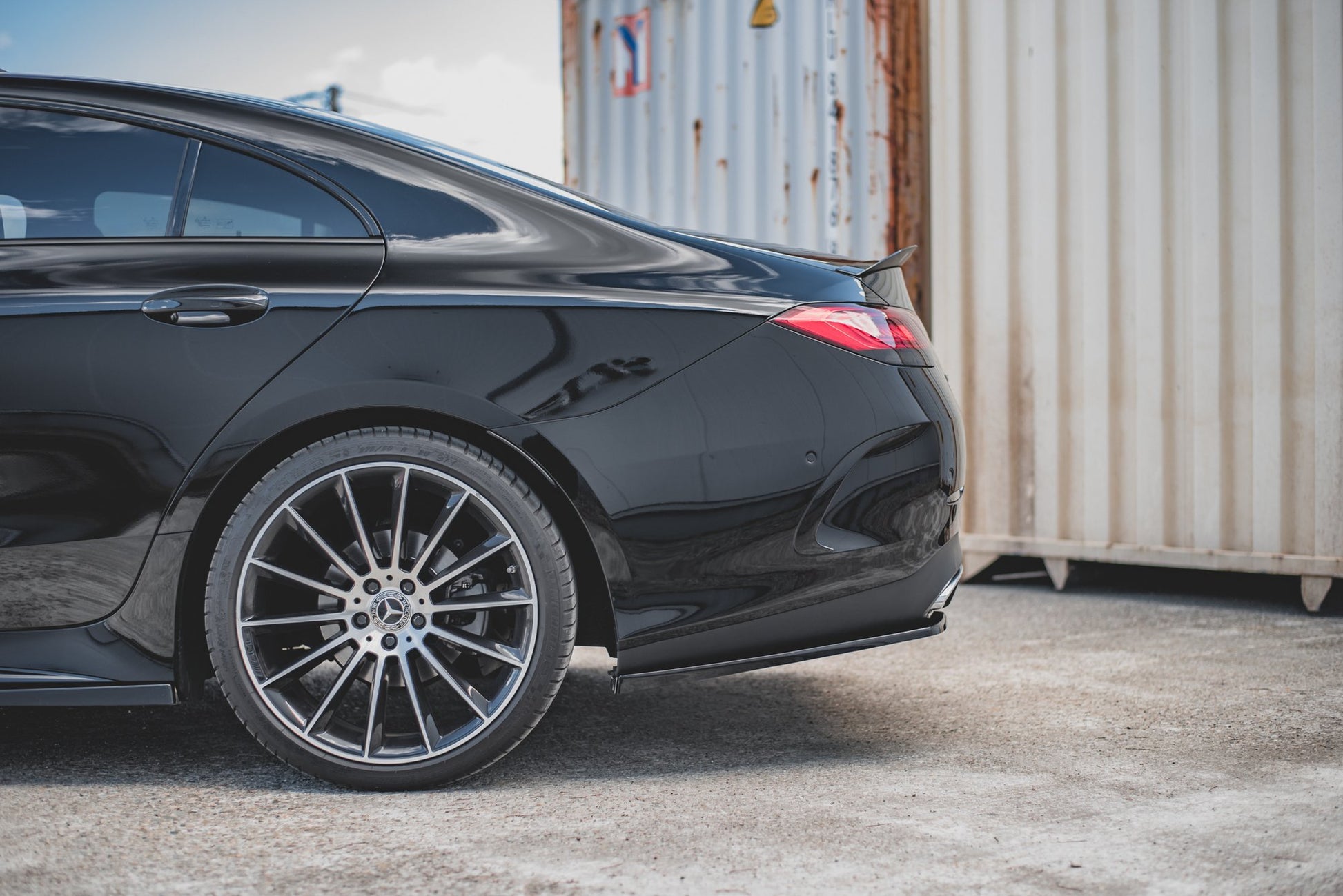 Spoiler CAP für Mercedes-AMG CLS 53 C257 schwarz Hochglanz