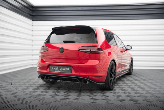 Diffusor Heck Ansatz für Heckschürze für VW GOLF 7 GTI CLUBSPORT