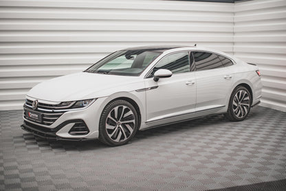 Seitenschweller Ansatz für VW Arteon R/ R-Line Facelift schwarz Hochglanz