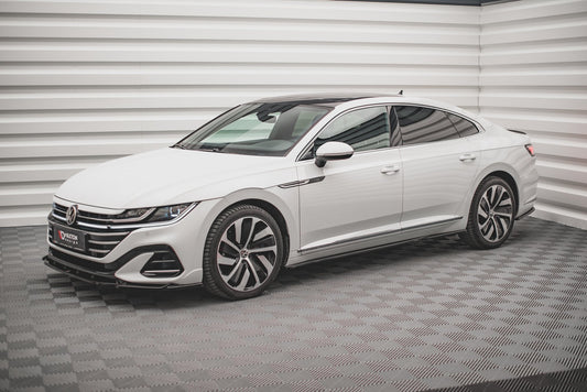 Seitenschweller Ansatz für VW Arteon R/ R-Line Facelift schwarz Hochglanz