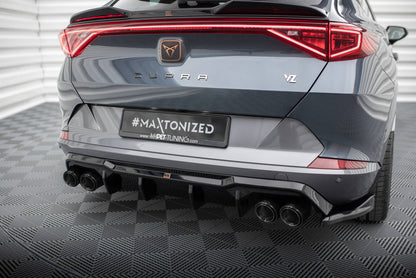 Diffusor Heck Ansatz V.3 für + Endrohre für Cupra Formentor VZ Mk1 / Mk1 Facelift