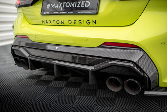 Prepreg Carbon Fiber Diffusor Heck Ansatz V.1 für BMW 1er F40 M-Paket/ M135i