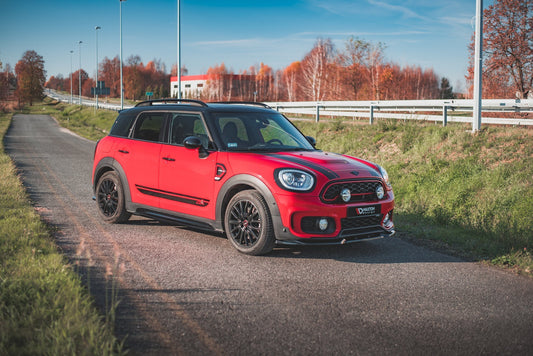 Seitenschweller Ansatz für Mini Countryman Mk2 F60 JCW schwarz Hochglanz