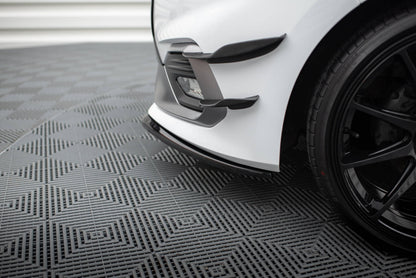 Front Ansatz V.3 für Ford Fiesta Mk8 ST / ST-Line schwarz Hochglanz