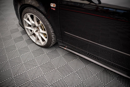 Seitenschweller Ansatz für Seat Exeo Carbon Look