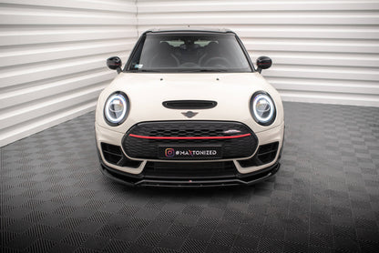 Front Ansatz V.2 für Mini Cooper Clubman John Cooper Works F54 Facelift schwarz Hochglanz