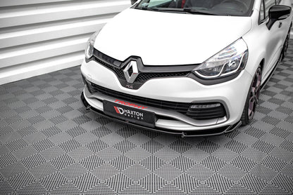 Front Ansatz V.2 für Renault Clio RS Mk4 schwarz Hochglanz