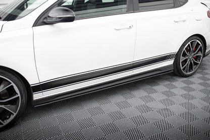 Street Pro Seitenschweller Ansatz für V.1 für Hyundai I30 N Mk3 / Mk3 FL Hatchback / Fastback