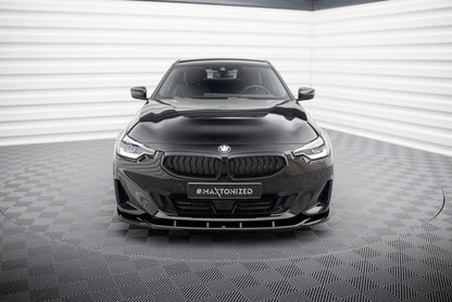Front Ansatz V.3 für BMW 2 Coupe G42 schwarz Hochglanz