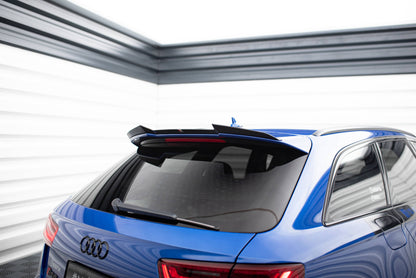 Spoiler CAP V.2 für Audi RS6 C7 / C7 Facelift schwarz Hochglanz