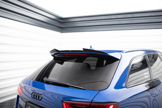Spoiler CAP V.2 für Audi RS6 C7 / C7 Facelift schwarz Hochglanz
