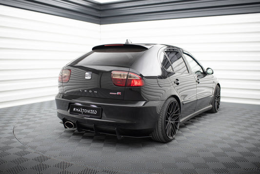 Diffusor Heck Ansatz für Heckschürze für Seat Leon Mk1 Cupra