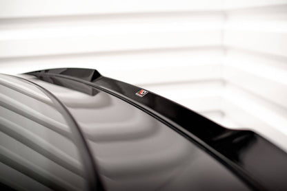 Spoiler CAP 3D für V.1 BMW X6 F16 M-Paket / X6 M F86 schwarz Hochglanz