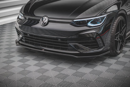 Front Ansatz V.3 für Volkswagen Golf R Mk8 Carbon Look