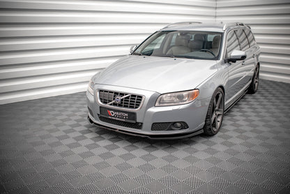 Front Ansatz V.2 für Volvo V70 Mk3 schwarz Hochglanz