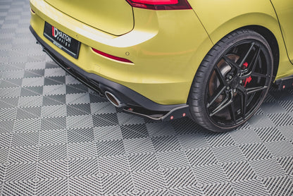 Heck Ansatz Flaps Diffusor V.1 +Flaps für Volkswagen Golf 8 GTI Clubsport