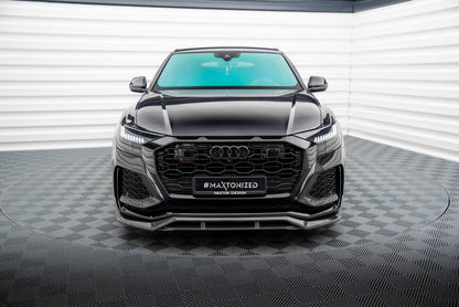 Set of Carbon Splitters Audi RSQ8 Mk1 schwarz matt