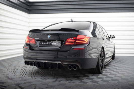 Diffusor Heck Ansatz V.2 für BMW 5er M-Paket F10 / F11 (Doppelauspuff li. re.)