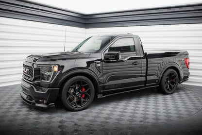 Seitenschweller Ansatz für Shelby F150 Super Snake schwarz Hochglanz