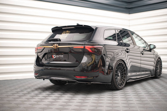 Spoiler CAP für Toyota Avensis Mk3 Facelift Wagon schwarz matt