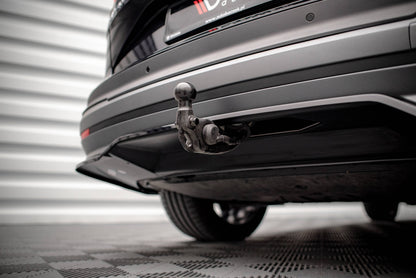 Mittlerer Diffusor Heck Ansatz DTM Look für Skoda Enyaq iV Carbon Look
