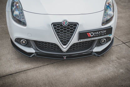 Front Ansatz V.3 für Alfa Romeo Giulietta  schwarz Hochglanz