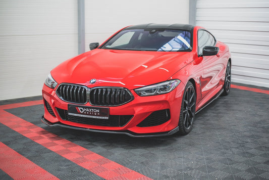 Front Ansatz V.2 für BMW 8 Coupe G15 / 8 Gran Coupe M Paket G16 schwarz Hochglanz