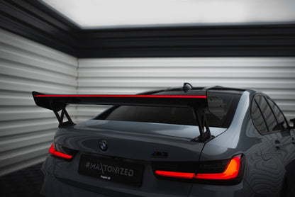Carbon Spoiler With External Brackets Uprights + LED BMW M3 G80 / M340i G20 / 3 M-Paket G20 / 3 Standard G20