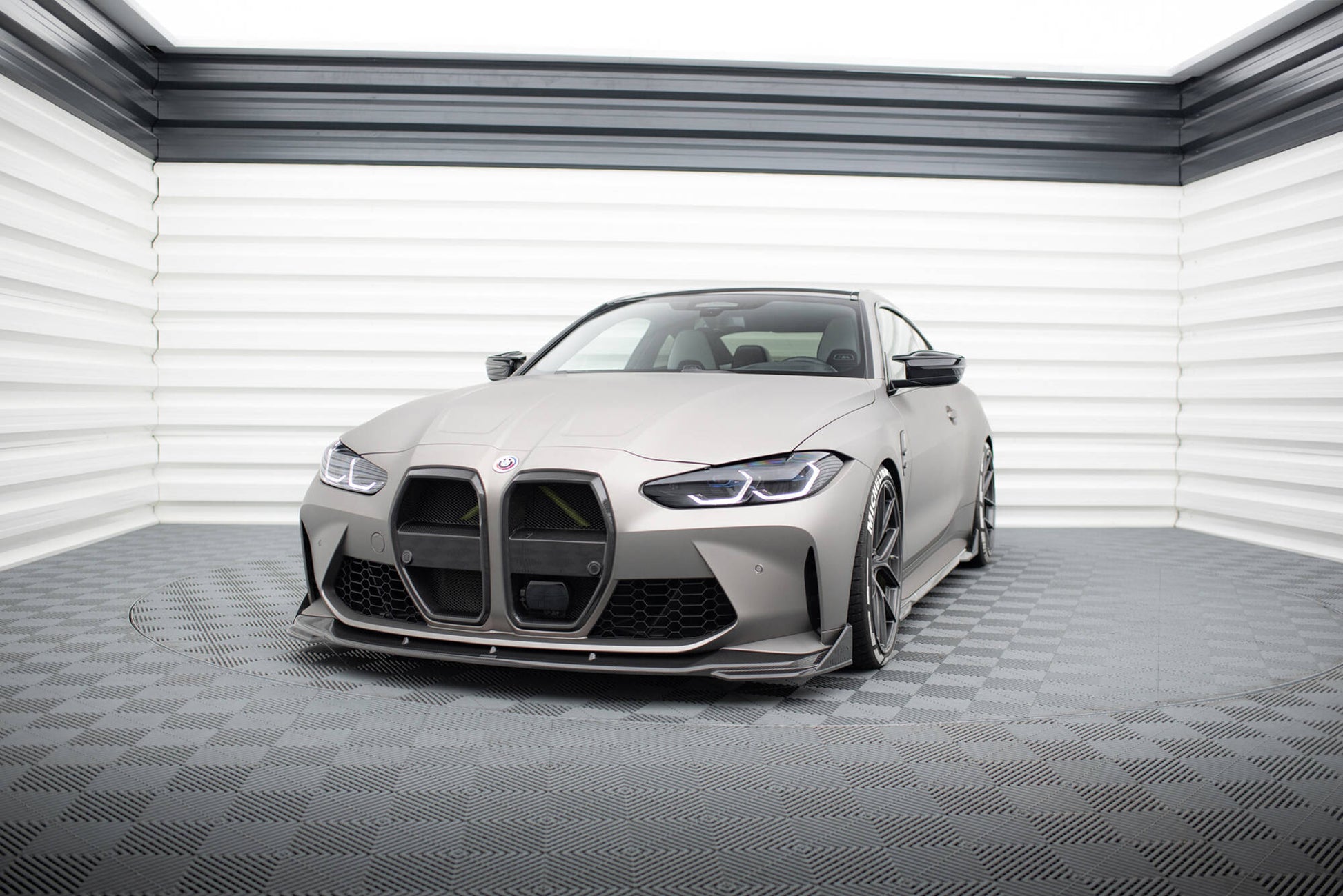 Prepreg Carbon Front Stoßstange Flaps für BMW M4 G82 / G82 Facelift