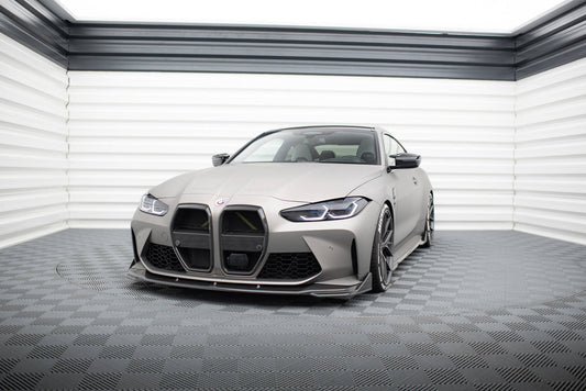 Prepreg Carbon Front Stoßstange Flaps für BMW M4 G82 / G82 Facelift