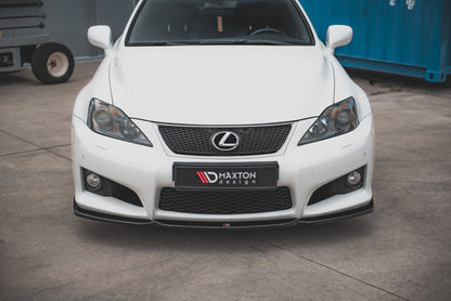 Front Ansatz V.2 für Lexus IS F Mk2 schwarz Hochglanz