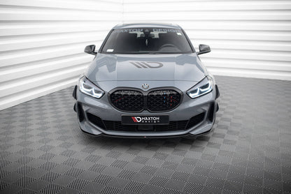 Front Ansatz V.4 für BMW 1er M-Paket/ M135i / 128ti F40  schwarz Hochglanz