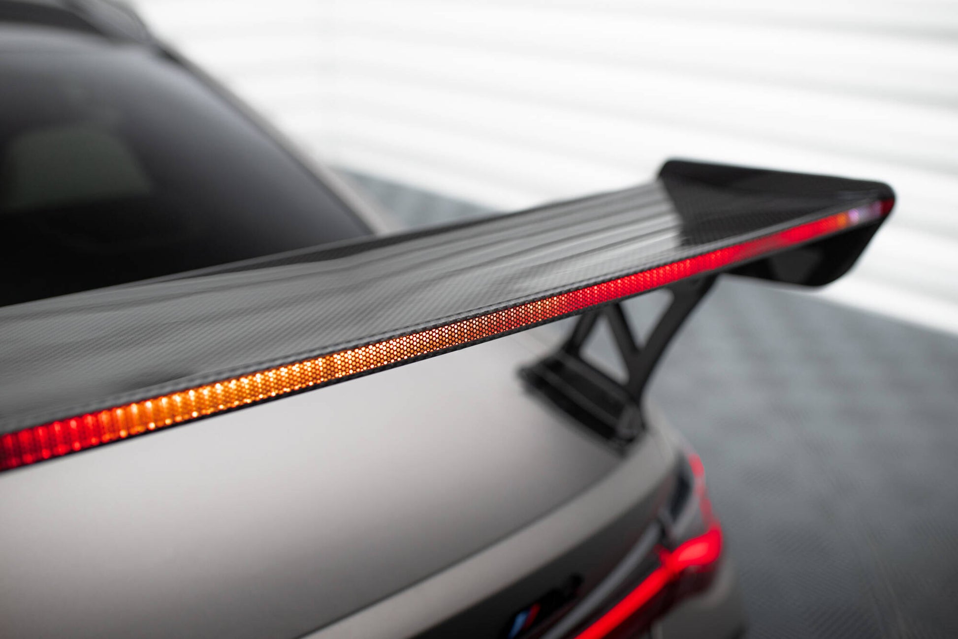 Carbon Spoiler With External Brackets Uprights + LED BMW M4 G82 / G82 Facelift / M440i / 4 M-Paket G22 / G22 Facelift