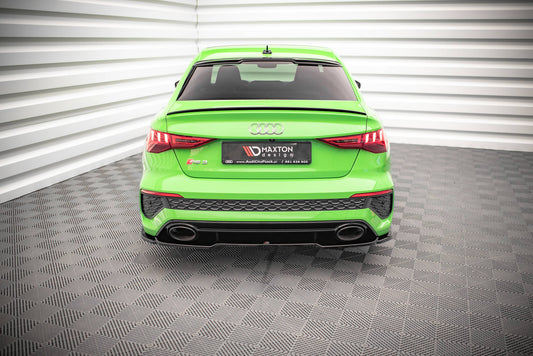 Heckansatz Audi RS3 Limousine 8Y schwarz Hochglanz