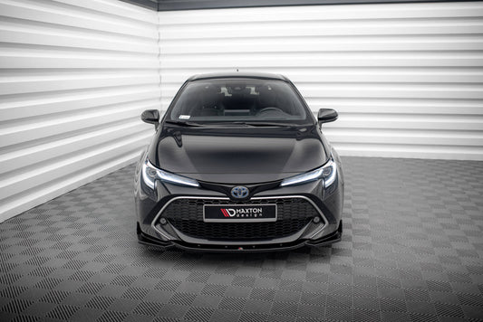 Front Ansatz V.2 für Toyota Corolla XII Touring Sports/ Hatchback schwarz Hochglanz
