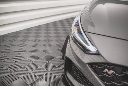 Stoßstangen Flaps Wings vorne Canards für Hyundai I30 N / I30 N-Line Hatchback/Fastback Mk3 Facelift