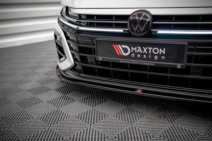 Front Ansatz V.3 für VW Arteon R schwarz Hochglanz
