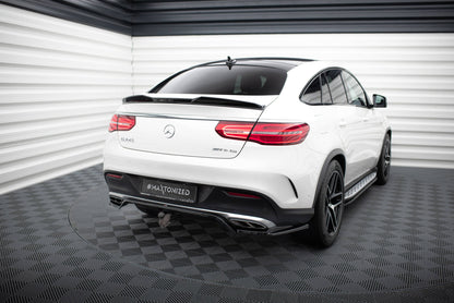 Mittlerer Cup Diffusor DTM Look Heck Ansatz für Mercedes-AMG GLE 43 Coupe C292 schwarz Hochglanz