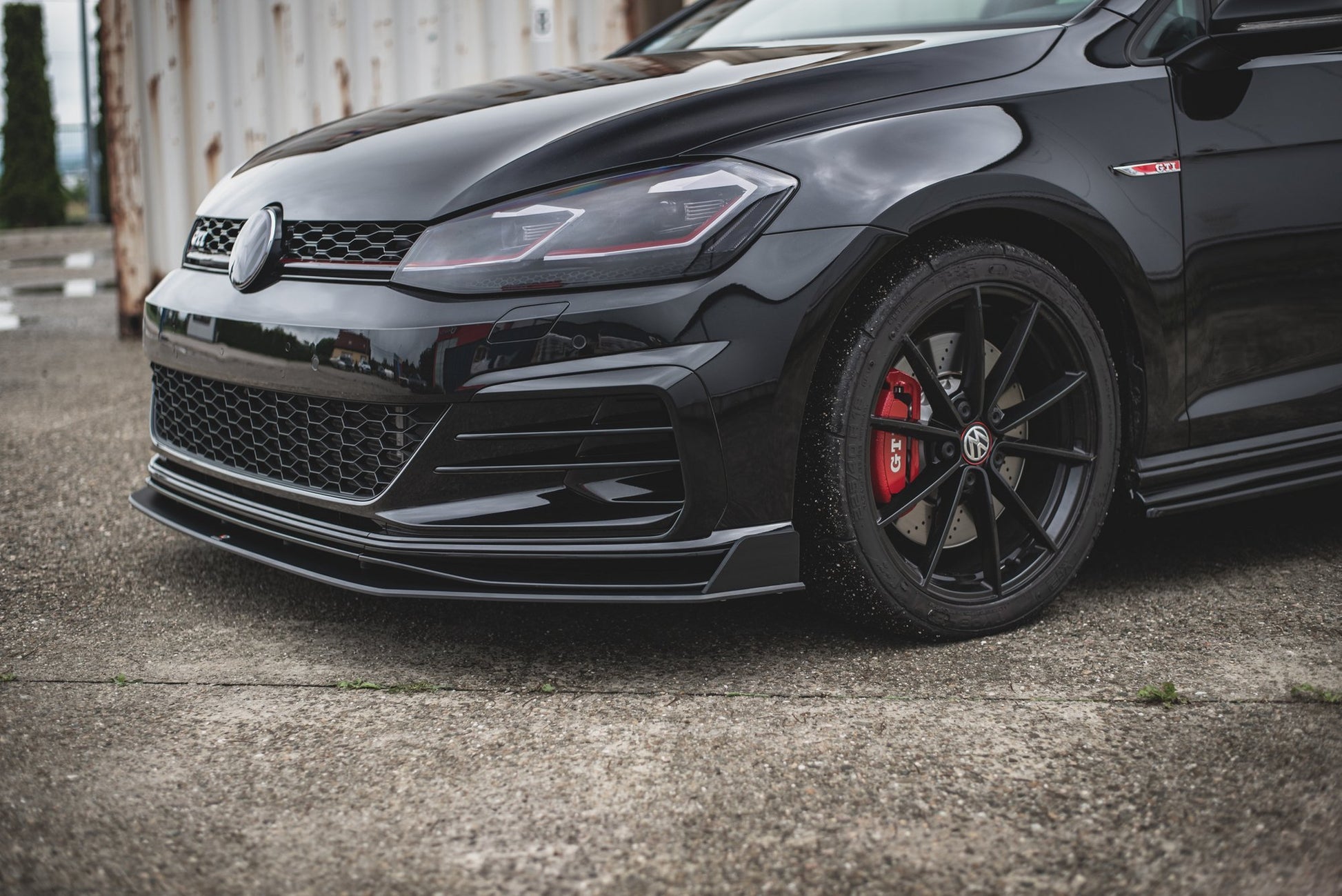 Street Pro Front Ansatz für / Frontansatz VW Golf 7 GTI TCR