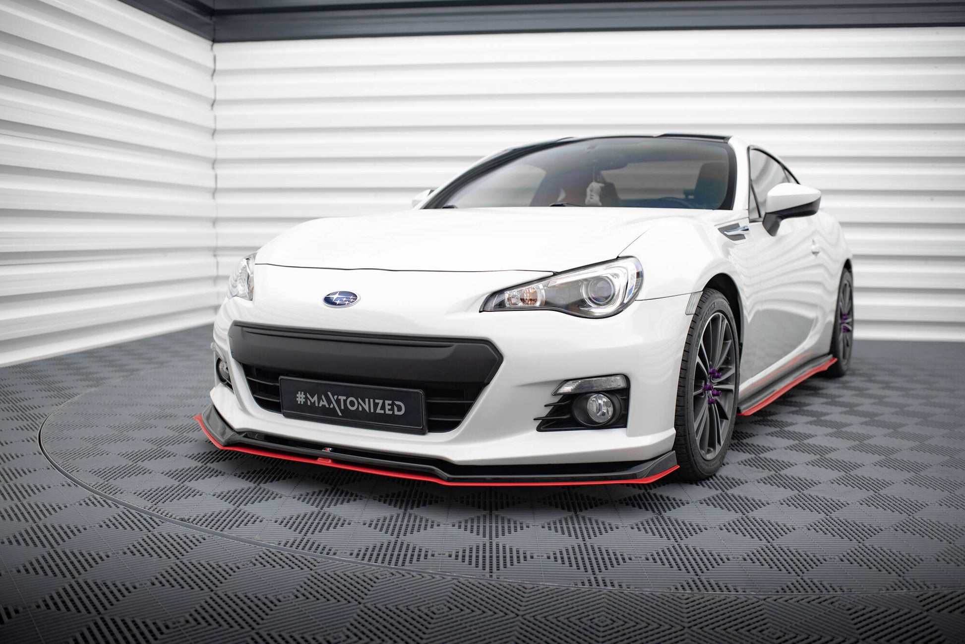 Front Ansatz V.3 für Subaru BRZ schwarz Hochglanz