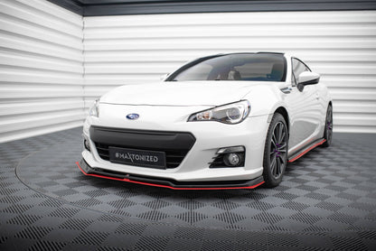 Front Ansatz V.3 für Subaru BRZ schwarz Hochglanz