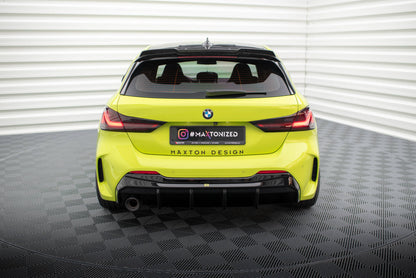 Diffusor Heck Ansatz V.3 für BMW 1er M-Paket / 128ti F40 (Ausführung mit einseitigem Doppelauspuffendrohr)